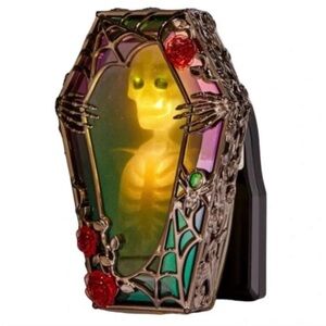Bath & Body Works NEW 3D Illusion Skeleton Coffin Wallflower Wall Plug HALLOWEEN
